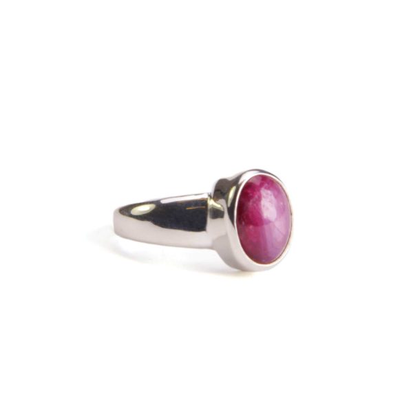 Rubin Ring, Sterlingsilber 925, Größe 59 Verkauf – Bild 2