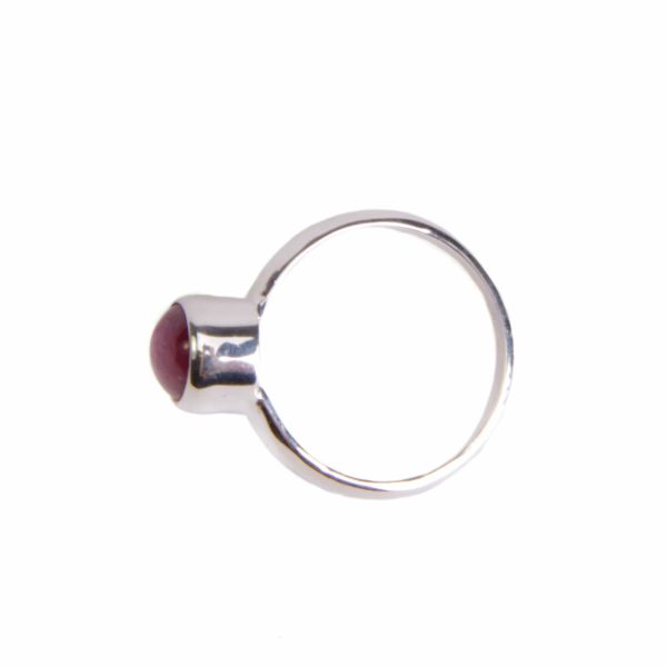 Rubin Ring, Sterlingsilber 925, Größe 59 Verkauf – Bild 3