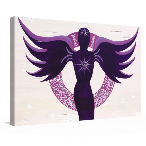Energiebild: Das Kristall-Sternentor Erzengel Zadkiel und Amethyst Angebot – Bild 2