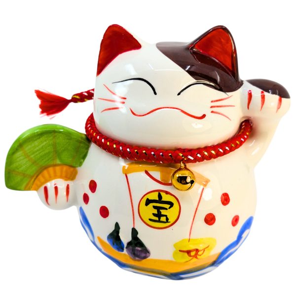 Maneki Neko Spardose - Winkekatze aus Japan - 15 cm Online – Bild 2