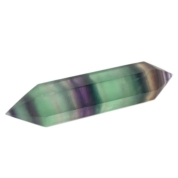 Regenbogenfluorit - Doppelender (9,5x3x3cm) Zu verkaufen – Bild 2