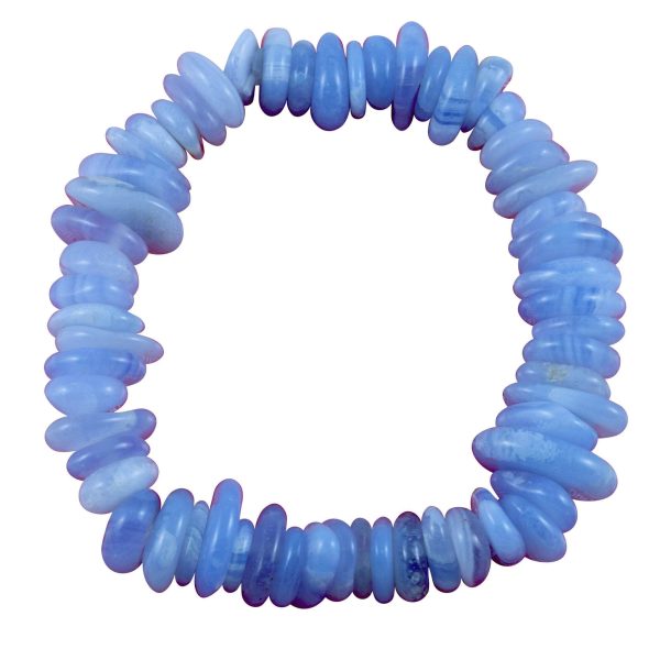 Chalcedon-Buttons Armband (Ø 10 mm) Verkauf