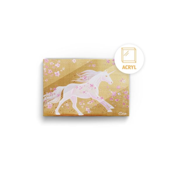 Einhornbild: Glückliches Blüten Einhorn Angebot – Bild 5
