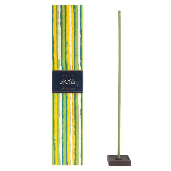 Nippon Kodo Kayuragi Narcissus, Narzisse Räucherstäbchen, 40 Sticks, 15cm, Brenndauer 30min Schn?ppchen
